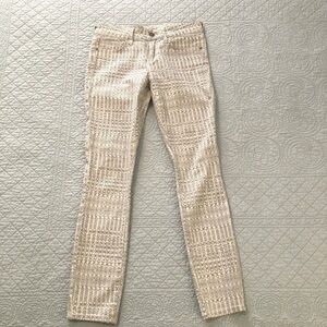 Anthropologie Pilcro and the Letterpress Morocco STET skinny jeans. Size 26.
